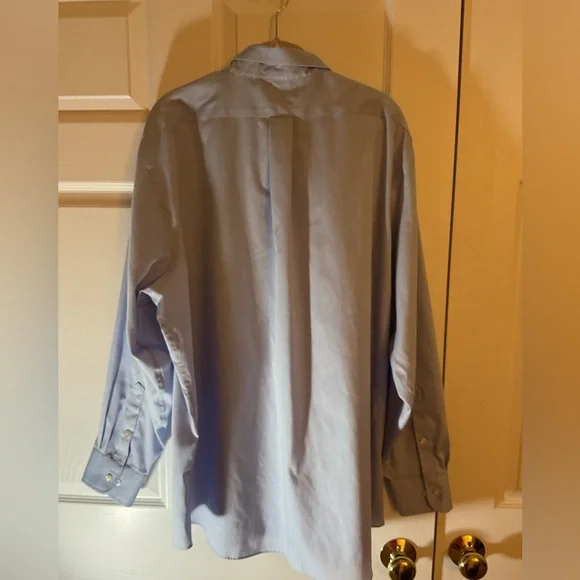 Chaps Light Blue Men's Dress Shirt - Picture 2 of 5